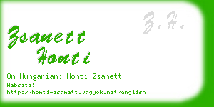 zsanett honti business card